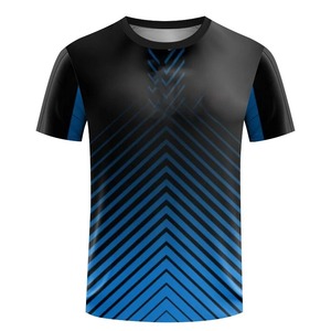 Camiseta de entrenamiento de bádminton para hombre, camiseta estampada para mujer, nueva ropa deportiva transpirable fina de verano en stock - Product Image 2