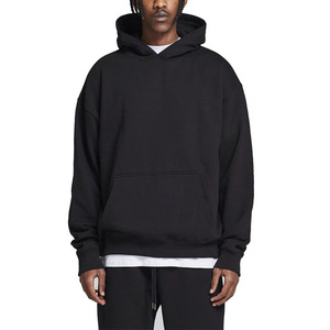 custom logo1000gsm cotton <b>fleece</b> manufacturing hoodie oversized mens heavy weight <b>black</b> pullover digital printing hoodies - Product Image 1