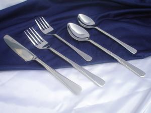 Ensemble de couverts de Table, or et acier inoxydable, vernis brillant, de luxe, moderne, qualité supérieure, 4 pièces - Product Image 4