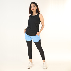 Venta al por mayor de mujeres, sujetador corto de entrenamiento, Tops, conjuntos de Yoga, ropa de gimnasio, conjuntos de Fitness, ropa deportiva para mujeres - Product Image 2