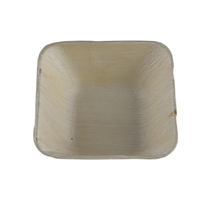 Cuencos de cena desechables de hoja de palma cuadrada biodegradable ecológica, vajilla desechable compostable para fiestas de bodas - Product Image 5