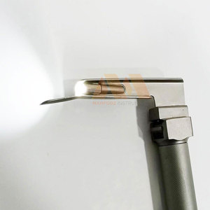 Kit de laryngoscope ORL en acier inoxydable durable, équipement chirurgical pour médecins, ensemble de laryngoscope médical - Product Image 3