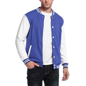 Blouson bombardier bouton unisexe réversible personnalisé blouson de baseball en satin à col montant hommes femmes - Product Image 1