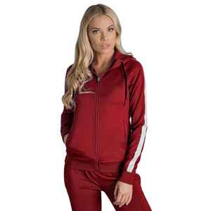 Conjunto Deportivo de Sudadera con Capucha y Pantalones de Chándal de Forro Polar con Logotipo Personalizado para Mujer, Estilo Informal para Calle, Invierno 2025 - Product Image 1