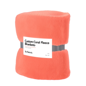Coperta in pile corallo Sherpa personalizzata di Karovix - Product Image 3