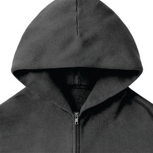 Sweat à capuche zippé pour homme, prix imbattable, 100% coton, respirant, en polaire brodé, en vente - Product Image 3