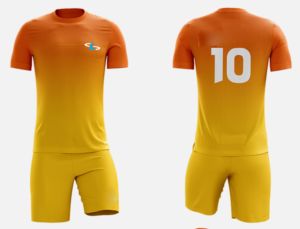 Uniforme ligero de fútbol de tamaño personalizado para adultos Nuevo estilo Color sólido Ropa deportiva de secado rápido - Product Image 2