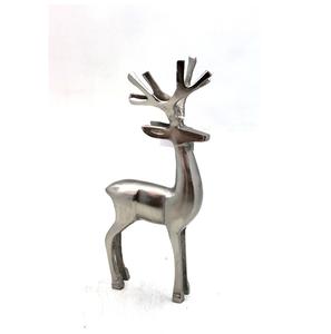 Vajilla de aluminio de diseño antiguo, revestimiento de peltre de ciervo para Navidad, Reno decorativo hecho a mano para decoración del hogar - Product Image 6