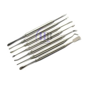 Juego de microinstrumentos de cirugía oral periodontal | Herramientas de microcirugía dental de precisión con pinzas de portaagujas de microtijeras - Product Image 5