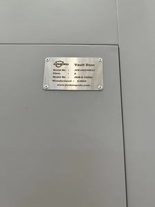 Puerta de Seguridad de Acero Sólido con Rejilla y Cerradura de Combinación S&G y Cerradura de Llave <span class=keywords><strong>Kaba</strong></span> - Product Image 3