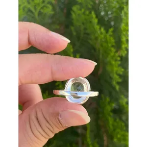 Bague en quartz cristal naturel, argent sterling 925, bague en pierres précieuses faite à la main, fournisseur de bijoux en gros - Product Image 6