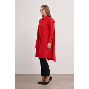 Tunique en polyester rouge grande taille - 15765112 - Product Image 2