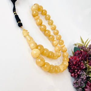 ลูกประคำอำพันบอลติกสีเหลืองธรรมชาติ, ลูกประคำอิสลาม, มิสบาฮะห์ 33 เม็ด - Product Image 4