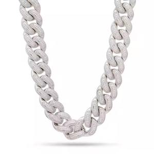 สร้อยคอประดับเพชรชุดแร็ปเปอร์สไตล์ฮิปฮอปกับไมอามี่โซ่น้ำแข็งของขวัญชุดนักเลงแร็ปเปอร์ดีไซน์ล่าสุด - Product Image 3