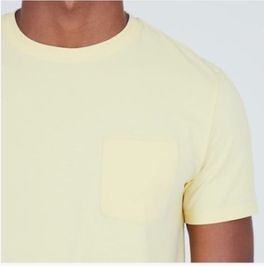 T-shirt de sport personnalisé de haute qualité T-shirt de poche à manches courtes à col rond solide pour hommes 100% coton T-shirt de haute qualité à bas prix - Product Image 6