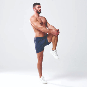 Gusset Tejido elástico Absorbe la humedad Transpirable India Ink Lab 360 5 pulgadas Pantalones cortos de impacto con pretina unida - Product Image 4