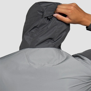 Veste coupe-vent de grande taille personnalisée pour hommes veste de course en plein air en polyester souple imperméable pour hommes vente en gros OEM - Product Image 5