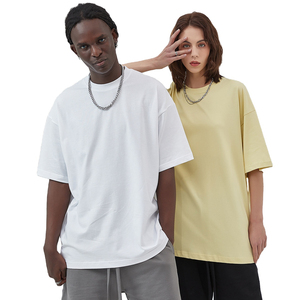 2025 Camisetas lavadas con ácido de calidad superior para hombres Logotipo personalizado 100% Ropa de hombre de algodón - Product Image 1