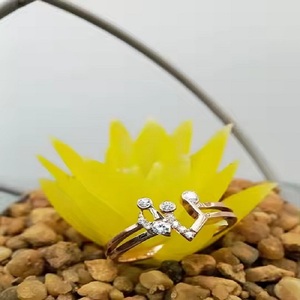 Anillo de diamante solitario de lujo personalizado para compromiso boda 100% satisfacción garantizada 14K 18K oro anillo de diamantes de moda - Product Image 2