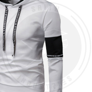 Chándal de entrenamiento deportivo ajustado regular ecológico para hombre, chaqueta con capucha ligera y transpirable, conjunto de Jogger de secado rápido para invierno - Product Image 5