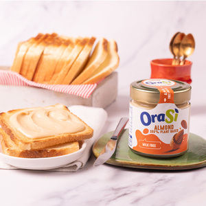Crème à tartiner aux amandes OraSi 100% végétale sans lait, collation aux noix 180gr - pour les pays anglophones et polonais - Product Image 5