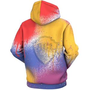 Venta al por mayor de alta calidad 100% algodón Streetwear Mens Jersey a granel Unisex Oversize con capucha Puff personalizado de impresión sudaderas con capucha - Product Image 5