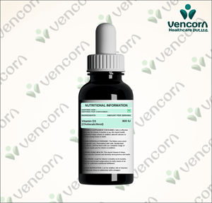 Vitamin D3 800 IU Drop <b>Supplement</b> With Cholecalciferol For Daily <b>Nutrition</b> And Liquid Vitamin Applications - Product Image 2