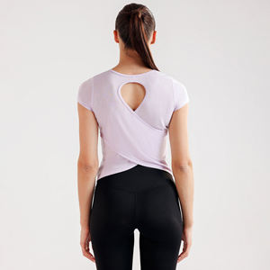 Mujeres Camisetas Fabricantes Casual Algodón Tops Proveedores Elegante Moda Vendedores Venta al por mayor Ropa de uso diario MOQ - Product Image 3