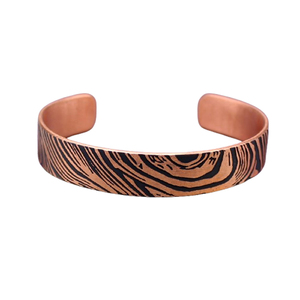 2025 Florida New Year Copper <b>Indian</b> 10mm Wide Hammered <b>Bangle</b> Green artisan <b>Indian</b> bracelet Handcrafted Copper Jewelry - Product Image 1