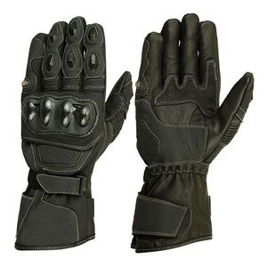 Outdoor Cycling Racing <b>Gloves</b> Long-Protected Off-Road Perforated Leather <b>Gloves</b> for Mountain Sports Breathable - Product Image 2