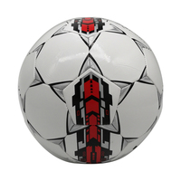 Balón de Fútbol de Cuero/PU Transpirable y Ecológico de la Mejor Calidad, con Diseños Personalizados y Logotipos de 32 Países, Cosido a Máquina, Duradero