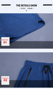 2025 pretina elástica personalizada verano mezcla de poliéster pantalones cortos deportivos secado rápido transpirable maratón Fitness DDP envío - Product Image 2