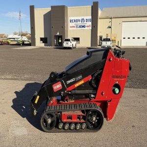 Used Toro Dingo Tk300 Compact <b>Track</b> Loader Red Gasoline Skid Steer With Front Attachment Crawler Loaders For Sale - Product Image 2