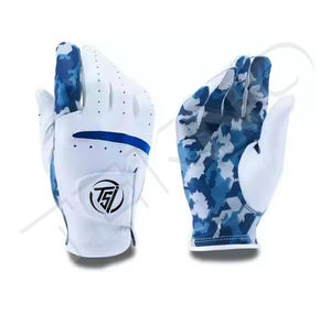 Guantes de golf de cuero personalizados Cabretta Guantes de golf con logotipo personalizado Embalaje Cabretta Cuero Palma Suave Hombres Color blanco Característica - Product Image 1