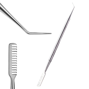 Wholesaler Portable Stainless Steel Vegan <b>Eyelash</b> Lifting <b>Separator</b> Brush Mascara Comb Tool for Daily Makeup and Brow Lift - Product Image 4