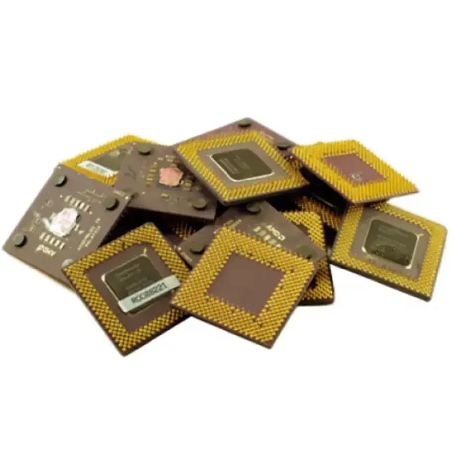 Recuperação de ouro de sucata de CPU/Processadores/Chips de cerâmica de alta qualidade, sucata de placa-mãe, sucata de RAM