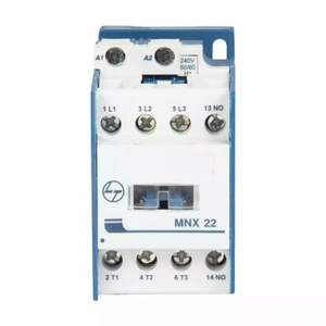 MNX 22A 3P 415V AC Contacteur avec 1NO intégré AC-3 220V Bobine 50/60Hz 3P intégré 1NO AC-3 220V Bobine - Product Image 1