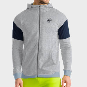 Sweat-shirts à capuche zippés pour hommes grande taille, 100 % coton, automne, tendance, élégant, respirant, écologique, en stock - Product Image 1