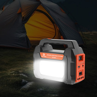 Lampe solaire LED rechargeable mini 4000 mAh pour le camping en plein air, lampe de stockage d'énergie, kit de panneaux solaires pour le camping, la randonnée