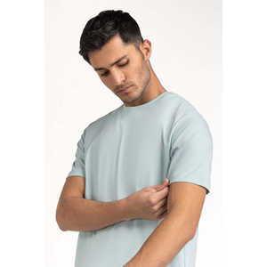 Camisetas Básicas 100% Algodón, Diseño Liso, Estampado Gráfico, Tejido de Punto de 240 Gramos, Modelo MN-TS-SS25-003 - Product Image 4