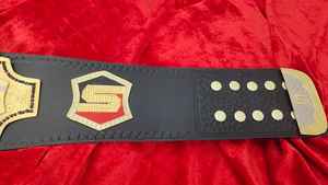 เข็มขัดแชมป์มวยปล้ำรุ่นพรีเมี่ยมออกแบบโลโก้ด้านหน้าหนังแท้หนา4มม. ออกแบบได้ตามต้องการ - Product Image 4