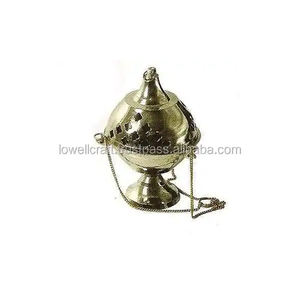 Dernière arrivée brûleur d'encens de bonne qualité artisanat en métal du fournisseur indien - Product Image 4