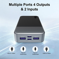 Power Bank Bersertifikat Pabrik Asli NOBIS JUOVI Fast Charge 90W 20000mAh Layar LED 2 USB-C 2 USB-A Stok Luar Negeri