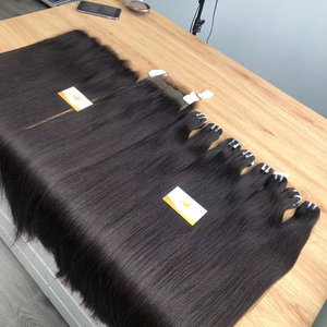 100% Extensions de cheveux humains bruts vietnamiens de haute qualité Tissage de cheveux à cuticules droites naturelles - Product Image 1