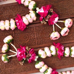 Accesorios DE BODA Jaimala Varmala y Guirnalda para novio y novia, guirnalda de flores artificiales hechas a mano para novio y novia - Product Image 2