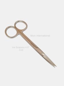 Tijeras dentales de 4,5 pulgadas de la mejor calidad con diseño de IRIS Punta curva Instrumento manual de acero inoxidable para cirugía general - Product Image 2