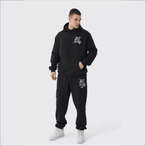 Survêtements unisexes à capuche imprimés, en coton/polyester, molleton doux, multicolores, grandes tailles, survêtements de sport, molleton streetwear - Product Image 4