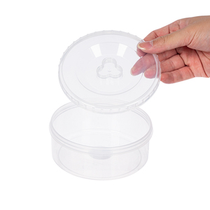 Recipiente Redondo de Plástico para Almacenamiento de Alimentos de 400 ml con Tapa de Rosca, Caja Transparente Hermética para Almacenar Alimentos Secos y Productos Refrigerados - Product Image 4