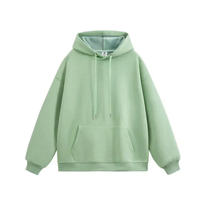 Sudadera con capucha extragrande personalizada para hombre, sudadera de diseñador de algodón 330 Gsm, logotipo bordado e impresión - Product Image 6