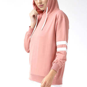 Chándal de alta calidad OEM con logotipo personalizado para mujer, sudadera holgada para mujer, sudaderas con capucha de bloque de Color - Product Image 5